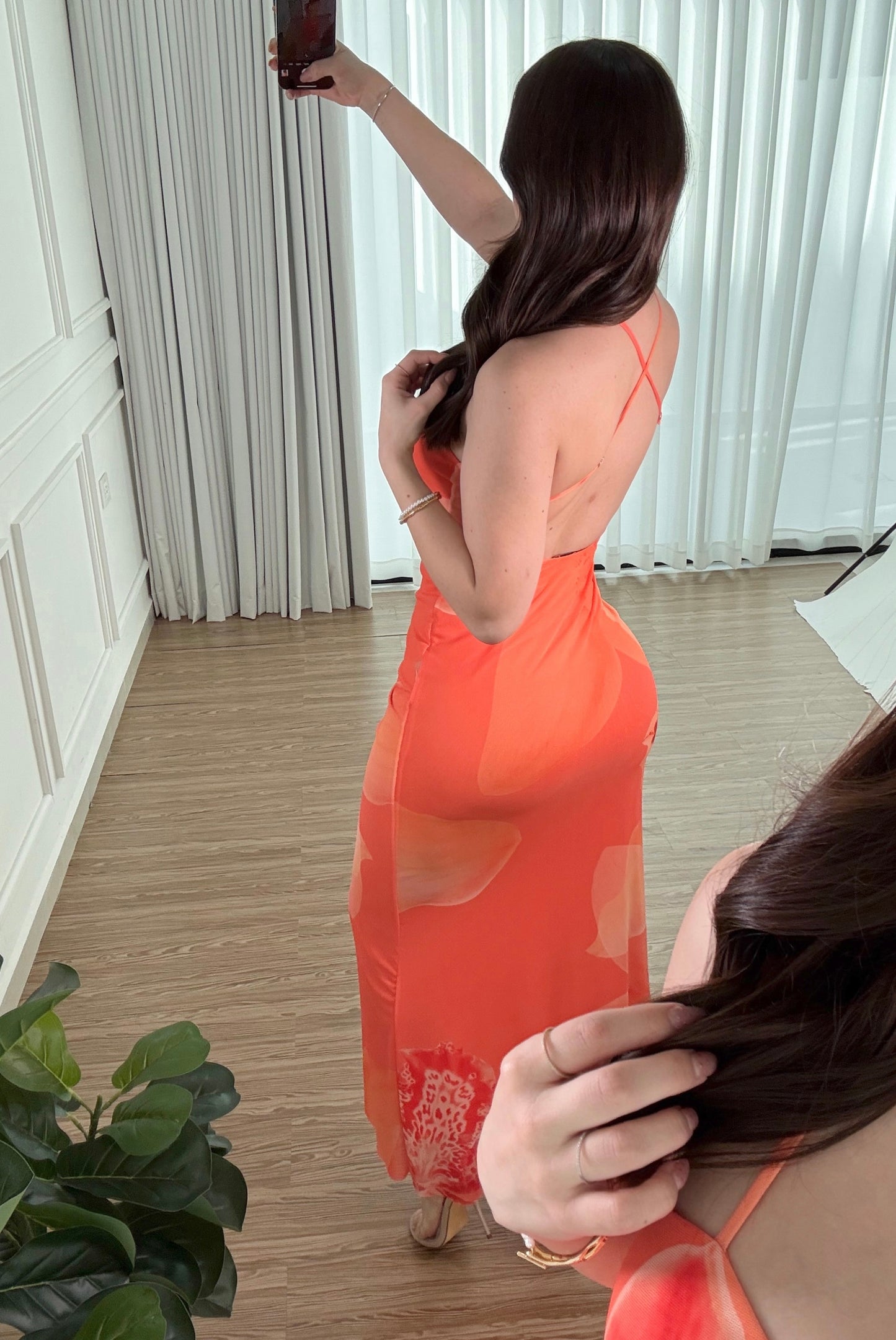 Vestido Orchid Orange