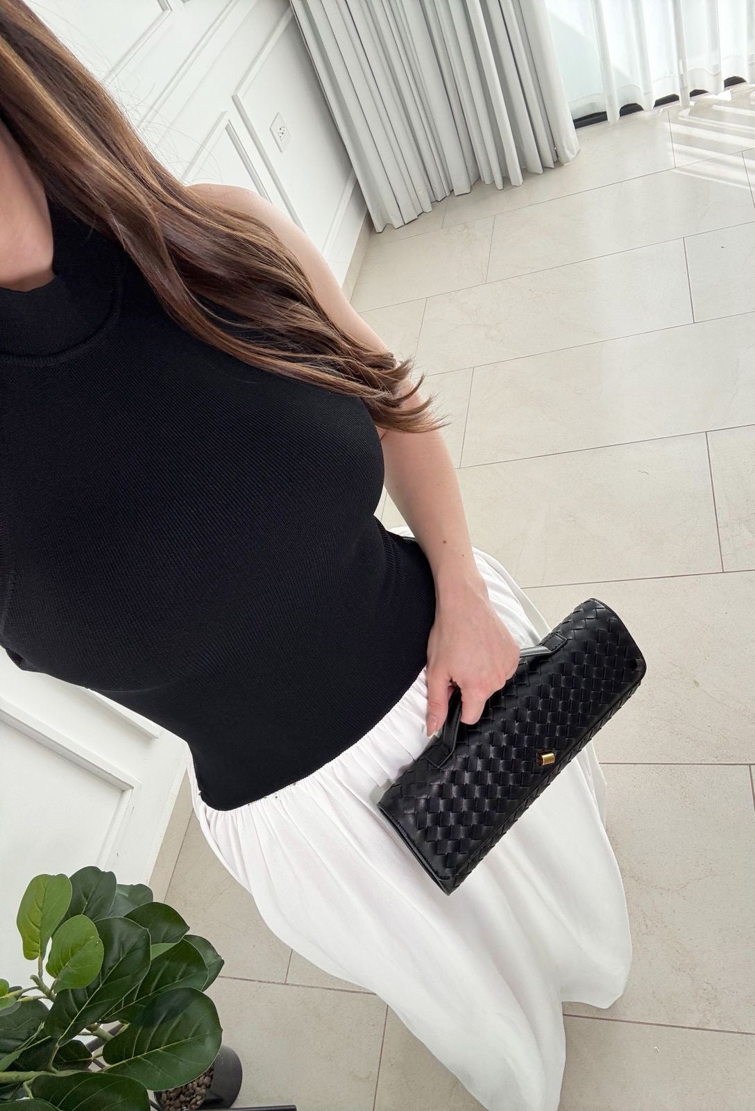 Vestido Contrast