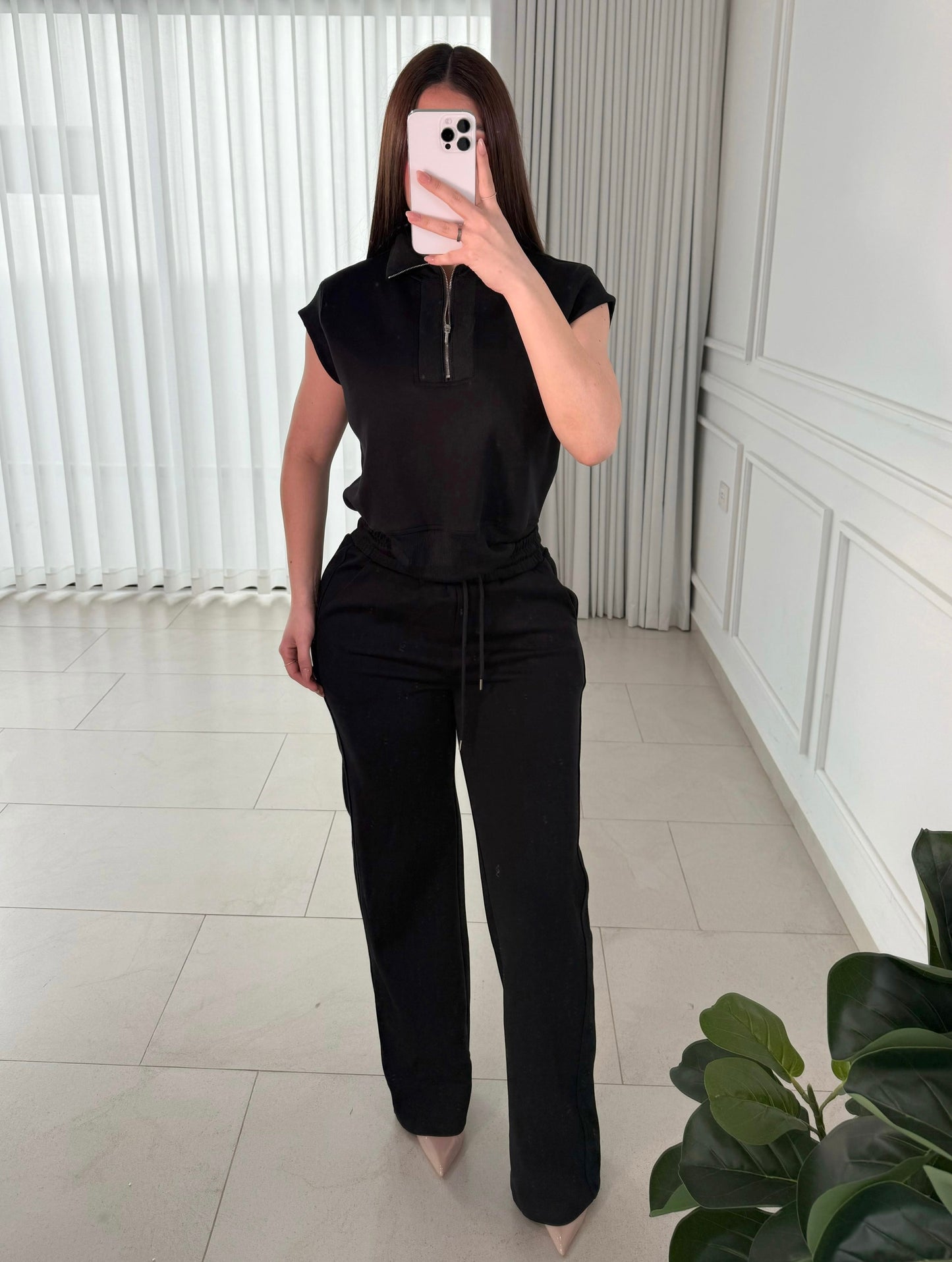 Pantalon Cozip Black