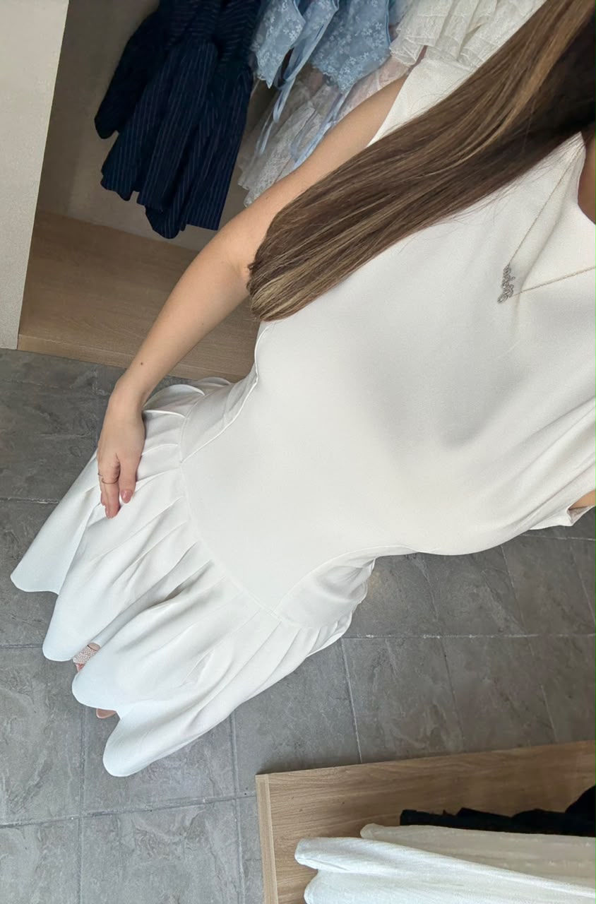 Vestido Eclet Cream