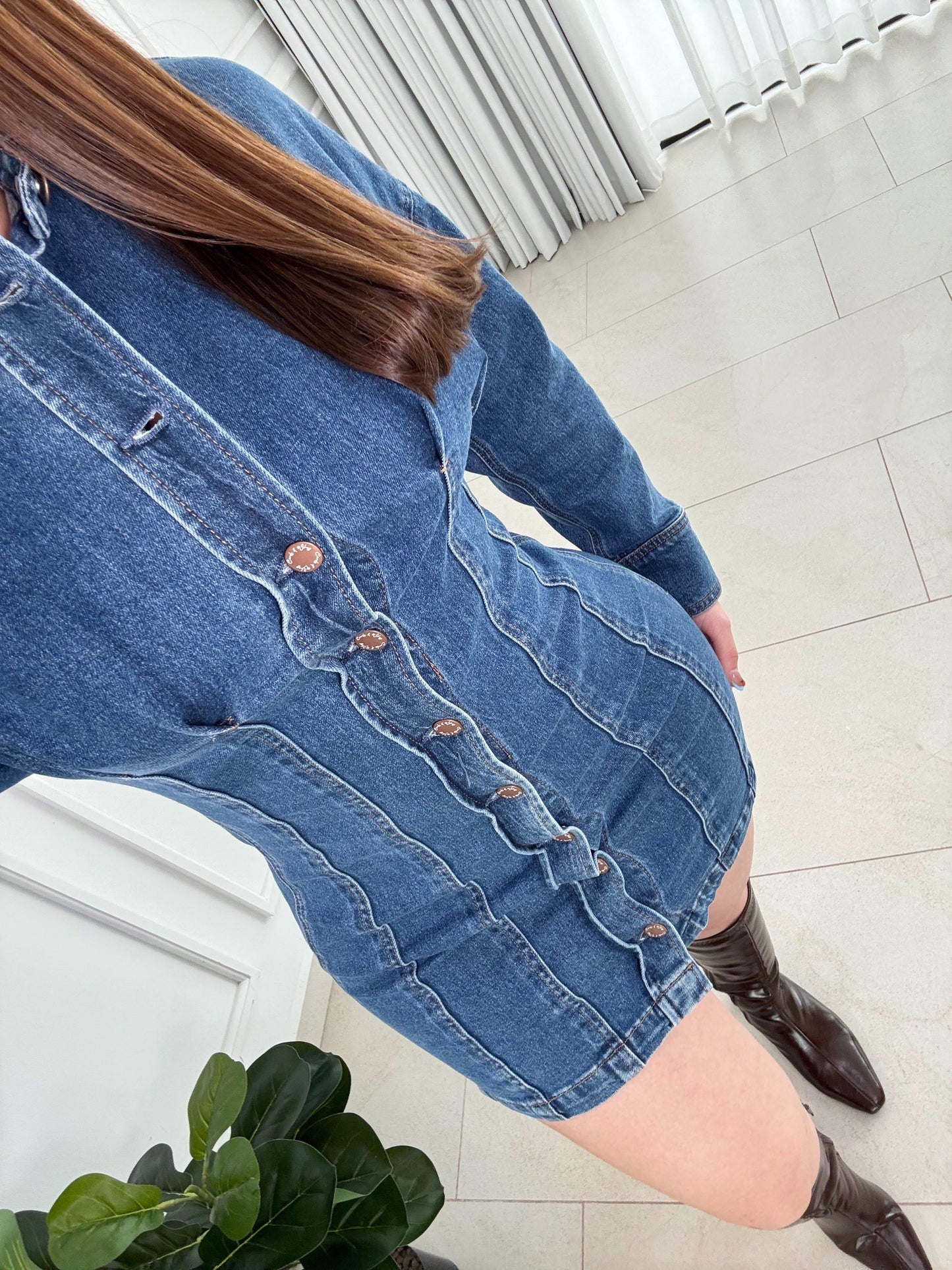 Vestido Contour Denim