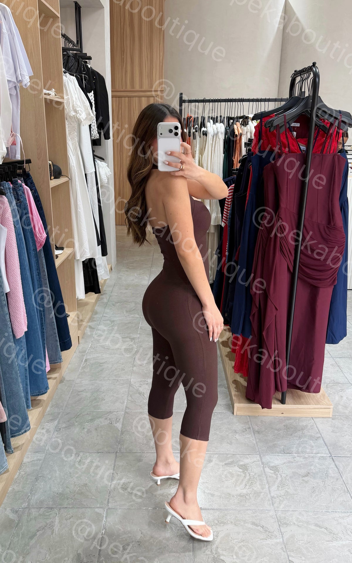 Jumpsuit Capri Brown
