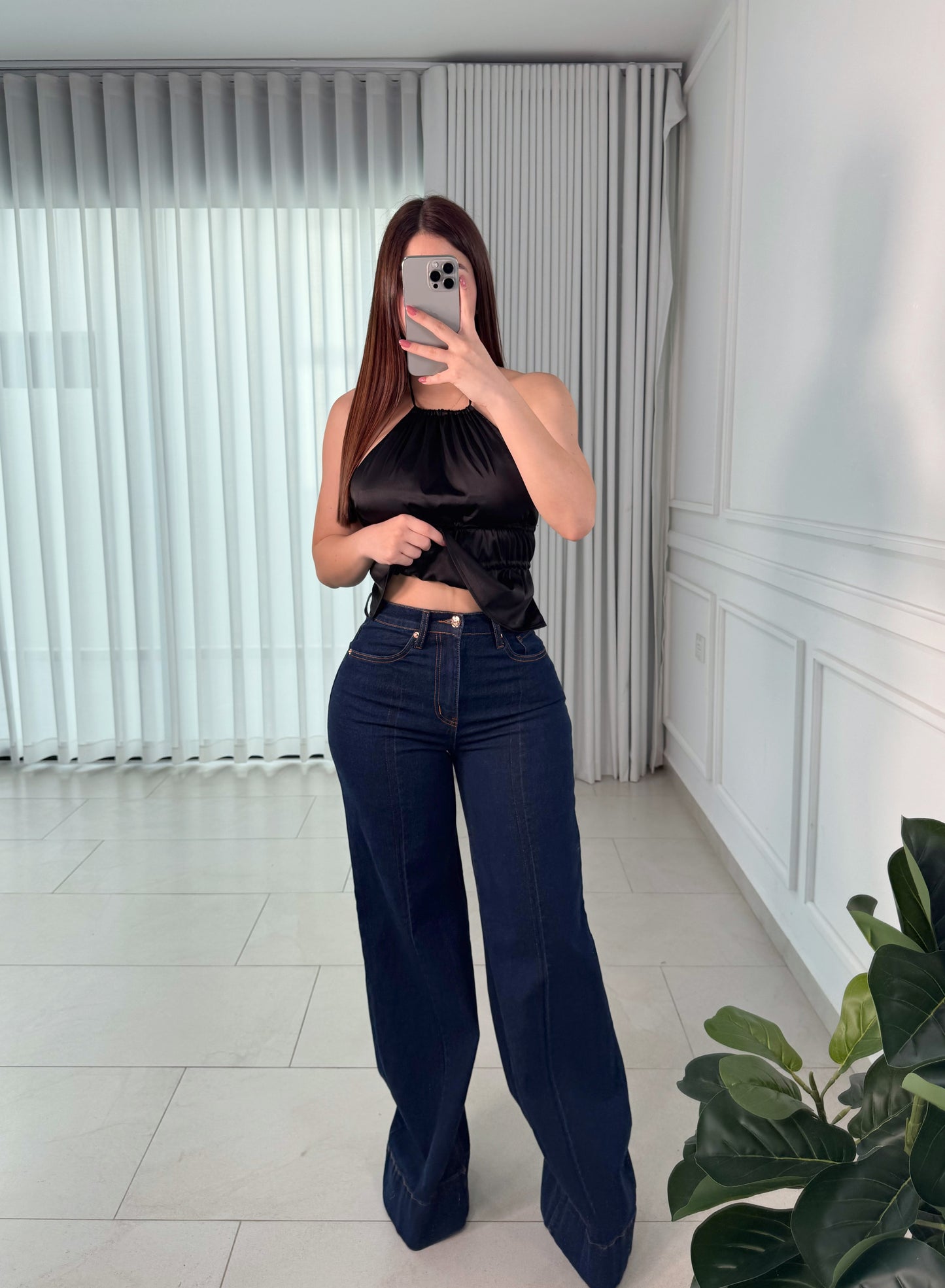 Pantalón Wide Hem