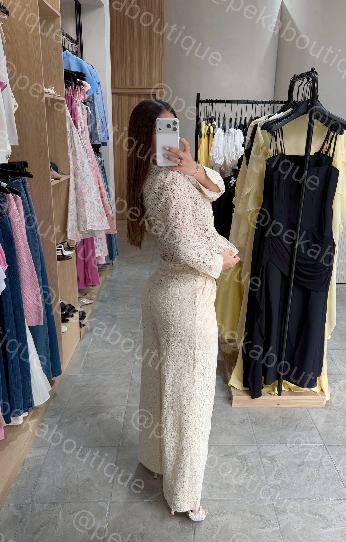 Conjunto Quipao Cream