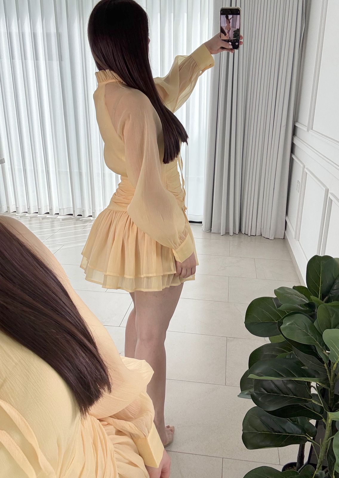Vestido Marfil Yellow