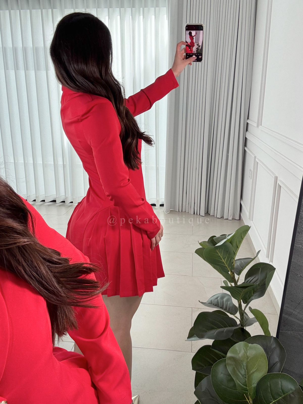 Vestido Button Red