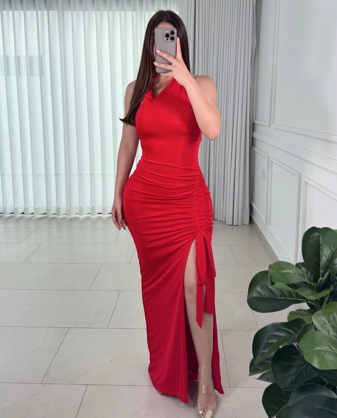 Vestido Grecian Red