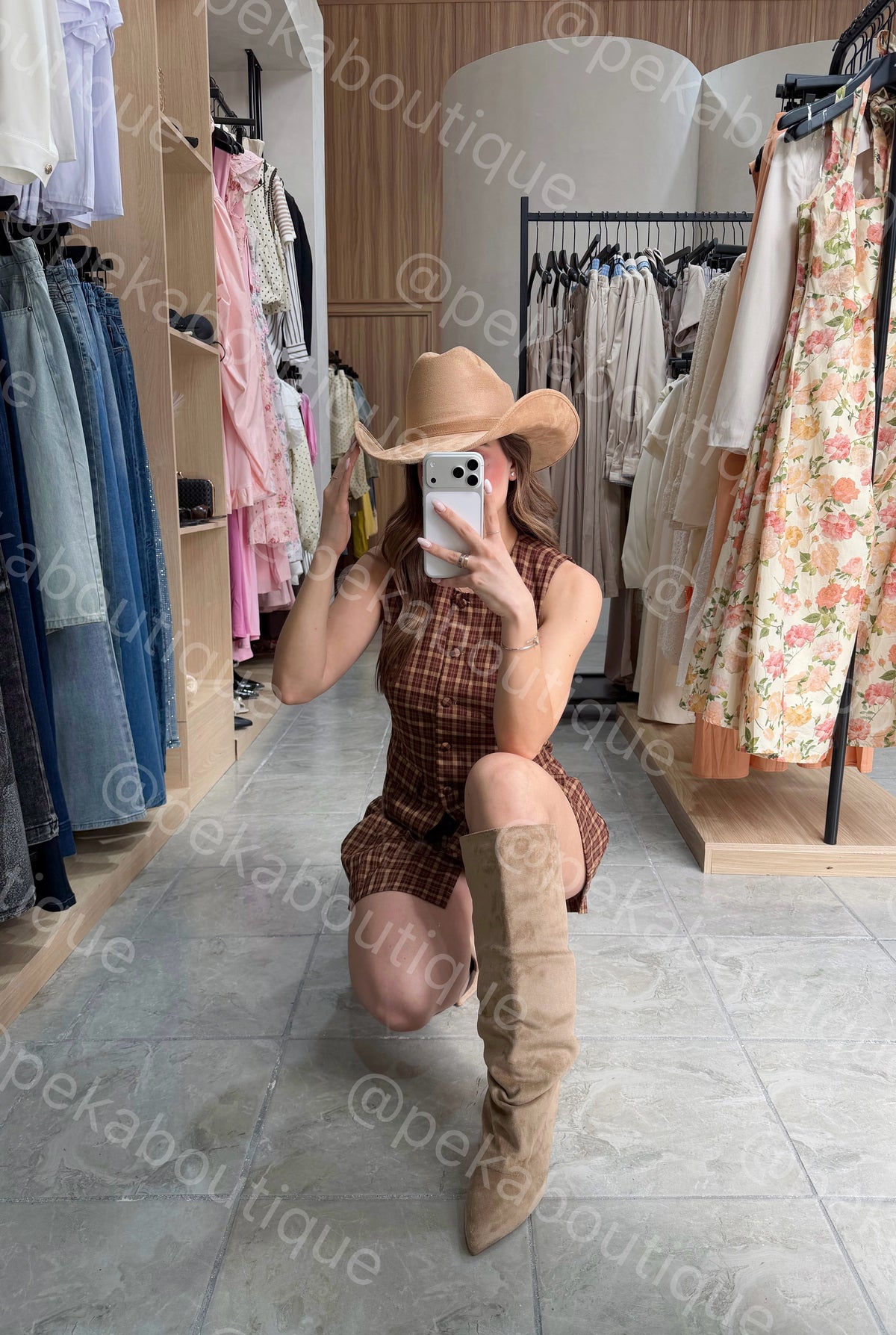 Conjunto Grid Brown