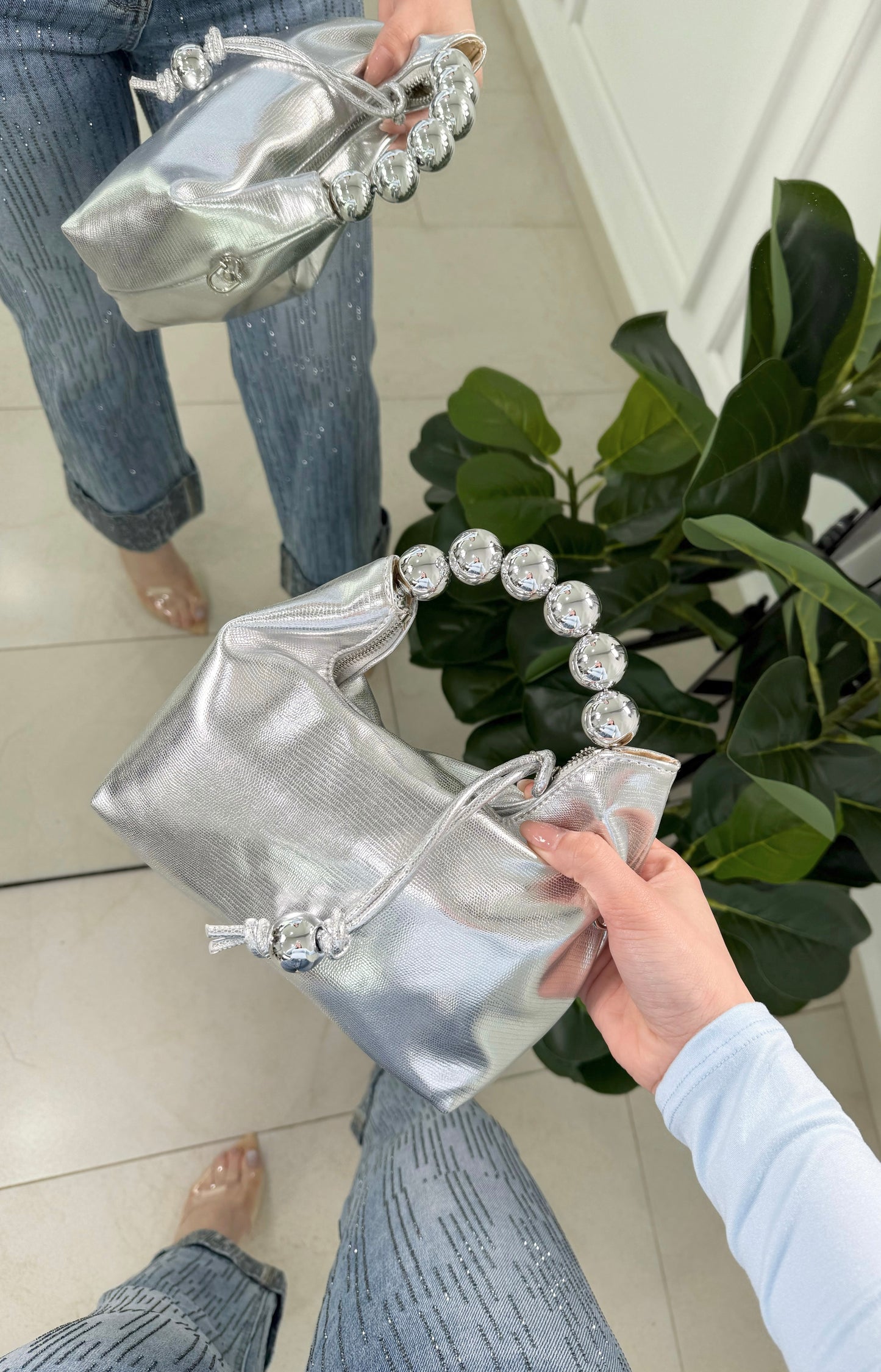 Bolsa Charm Silver
