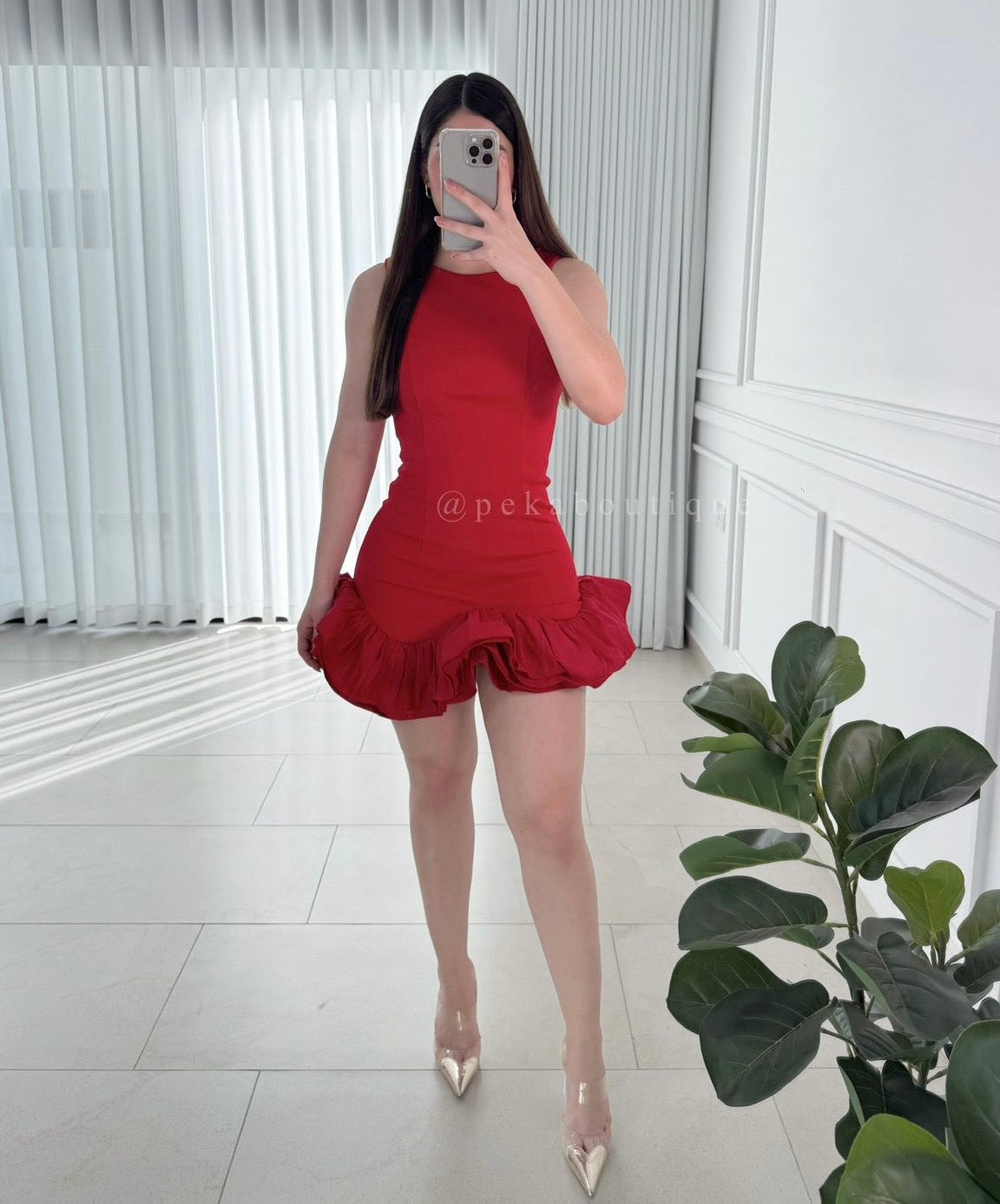 Vestido Flare Red