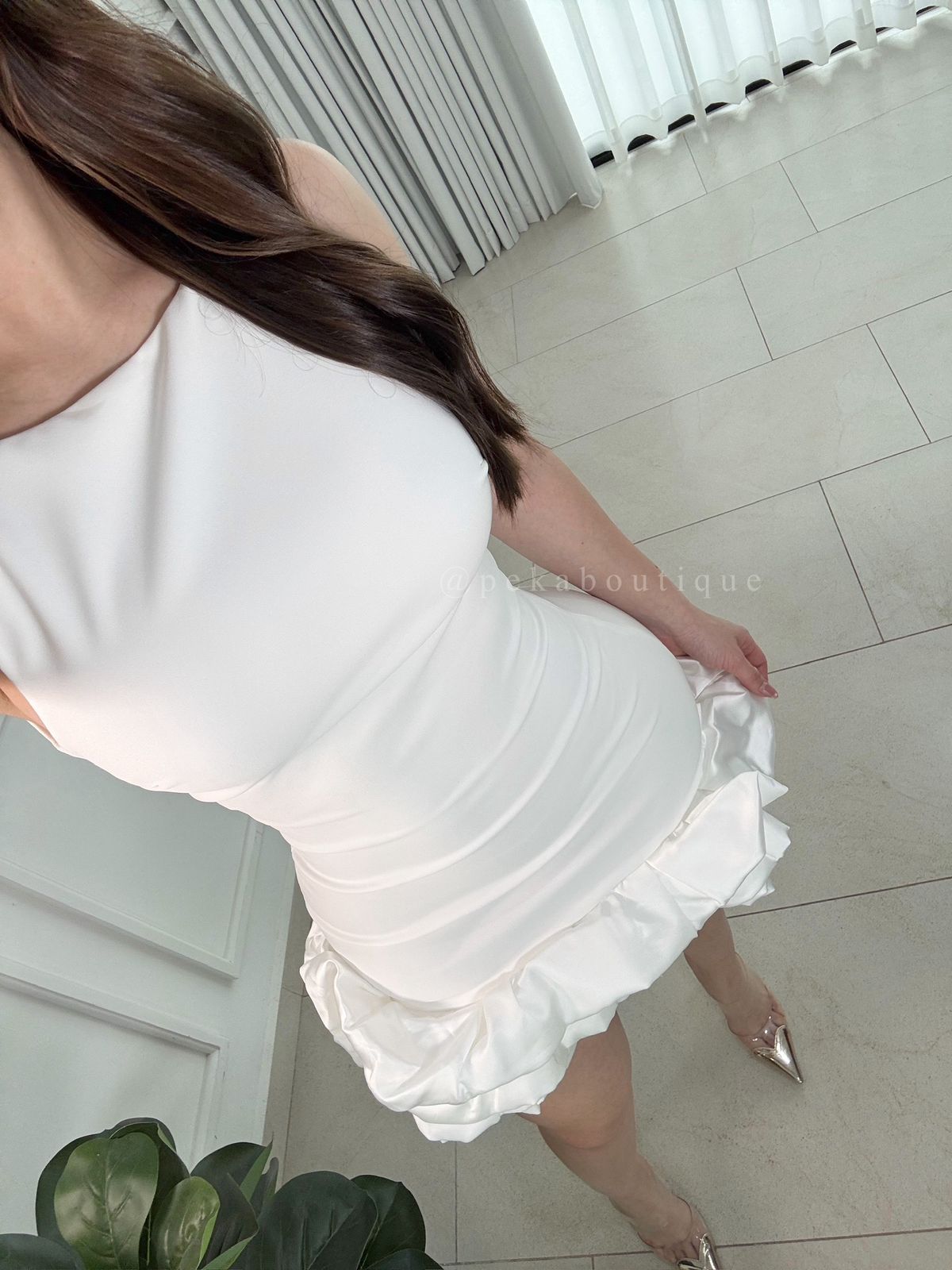 Vestido Cheek White