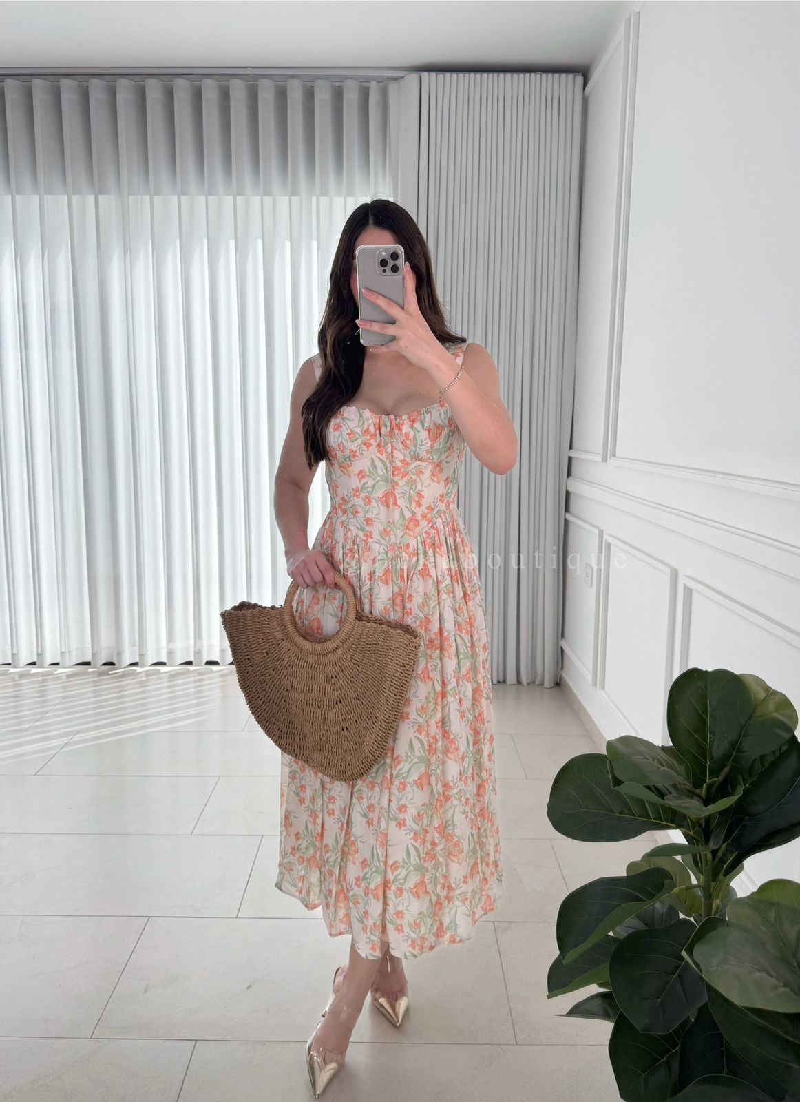 Vestido Garden Peach