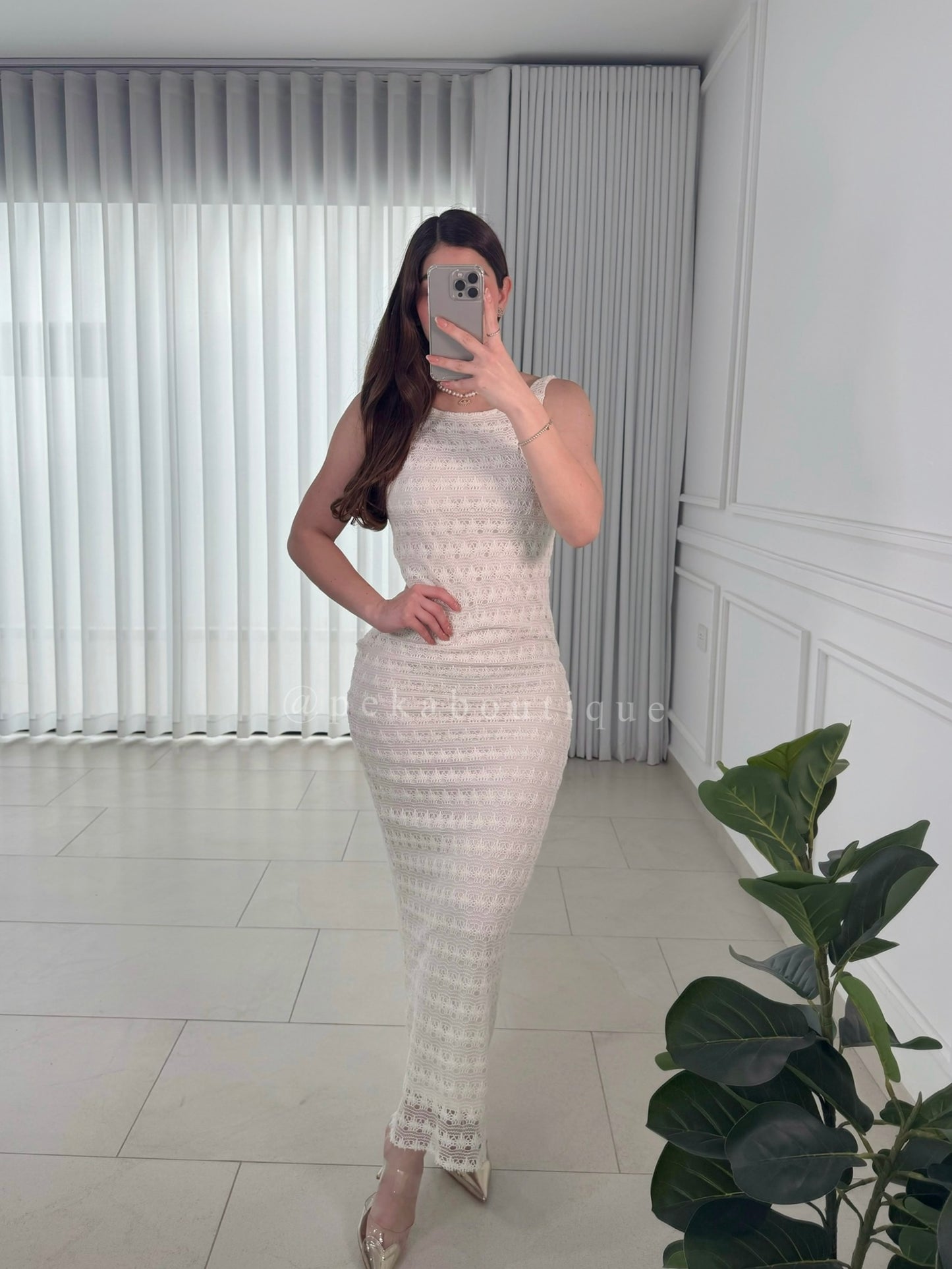 Vestido Lace Ivory