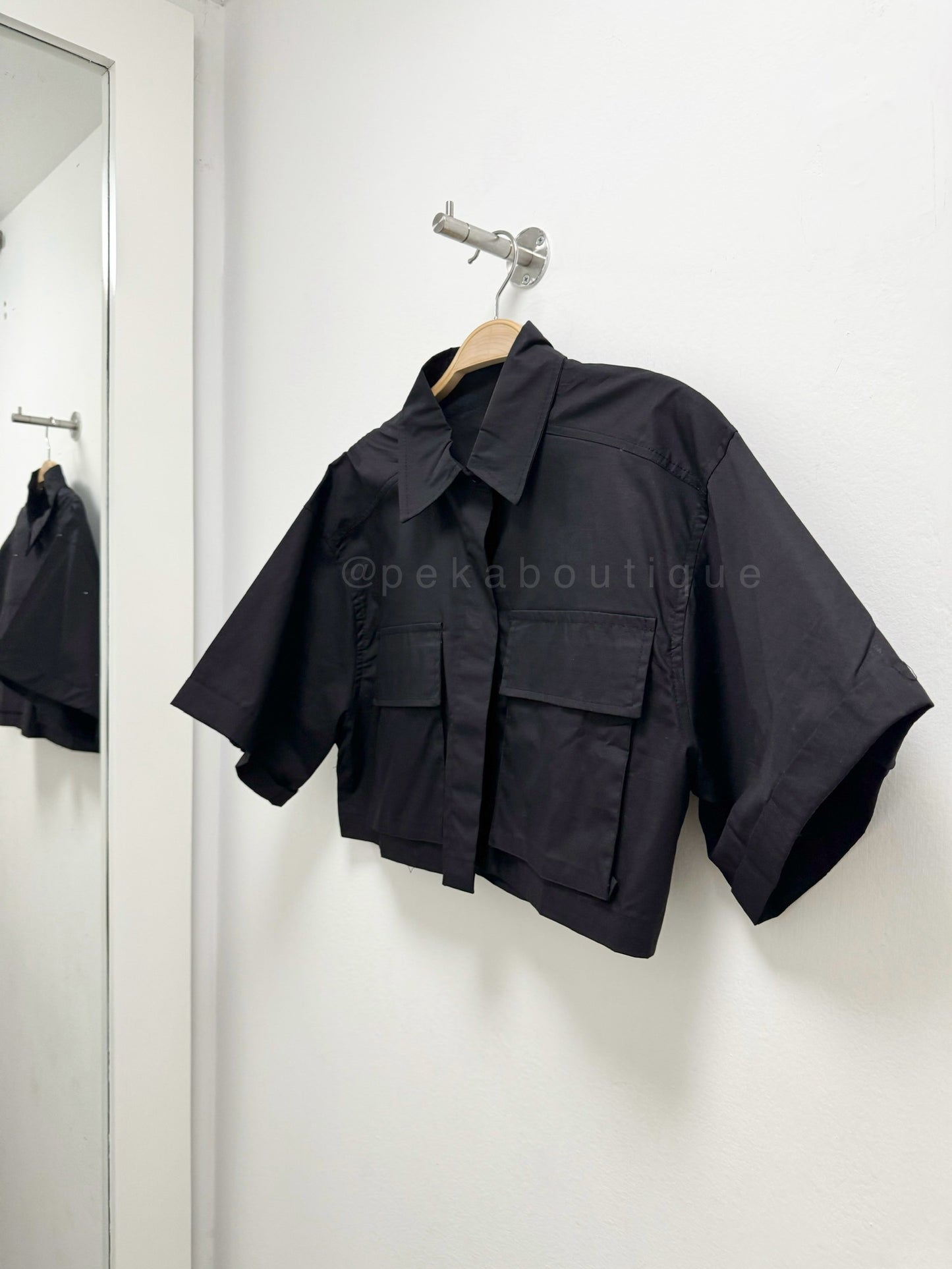 Camisa Cargo Black
