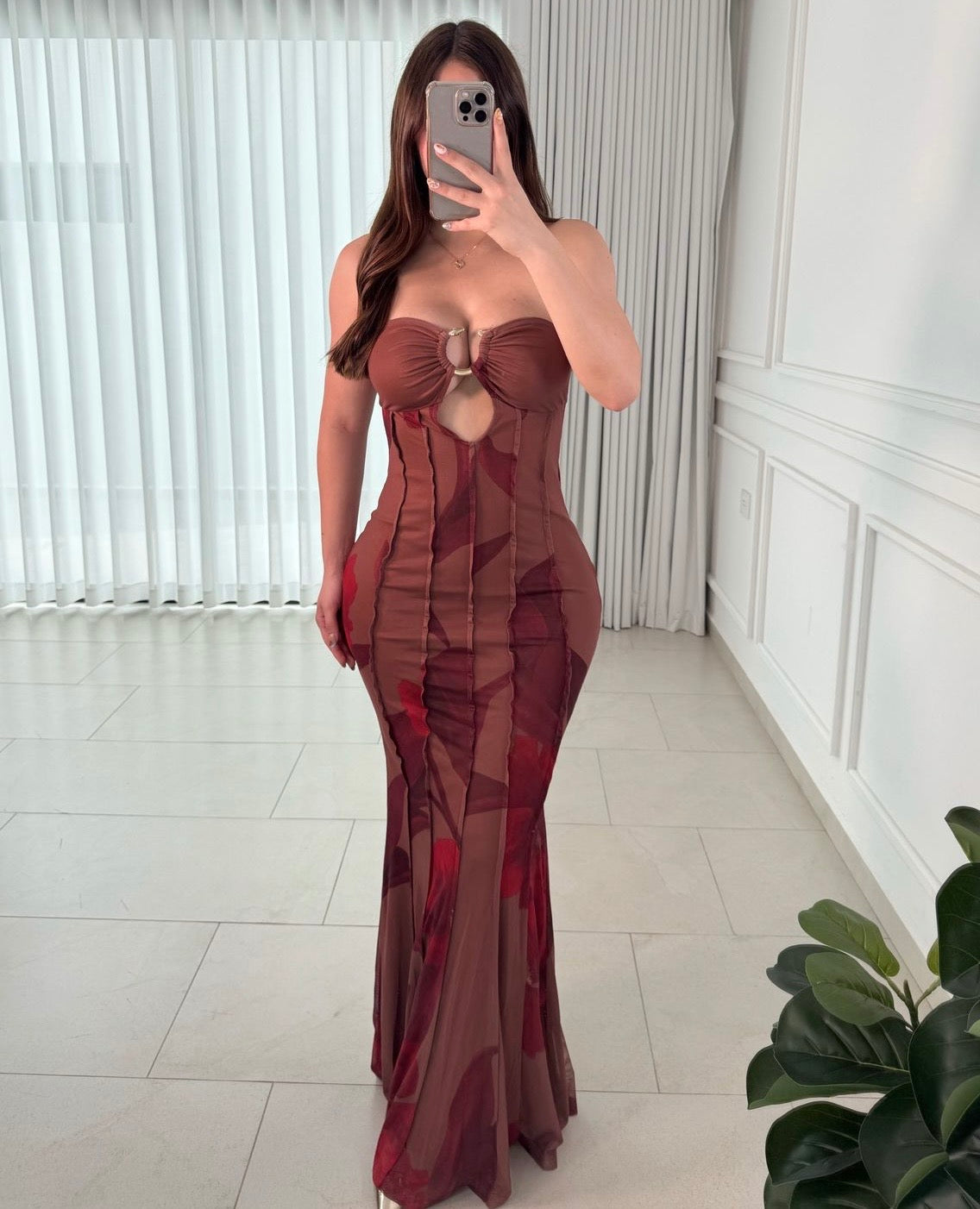 Vestido Strappless Habana