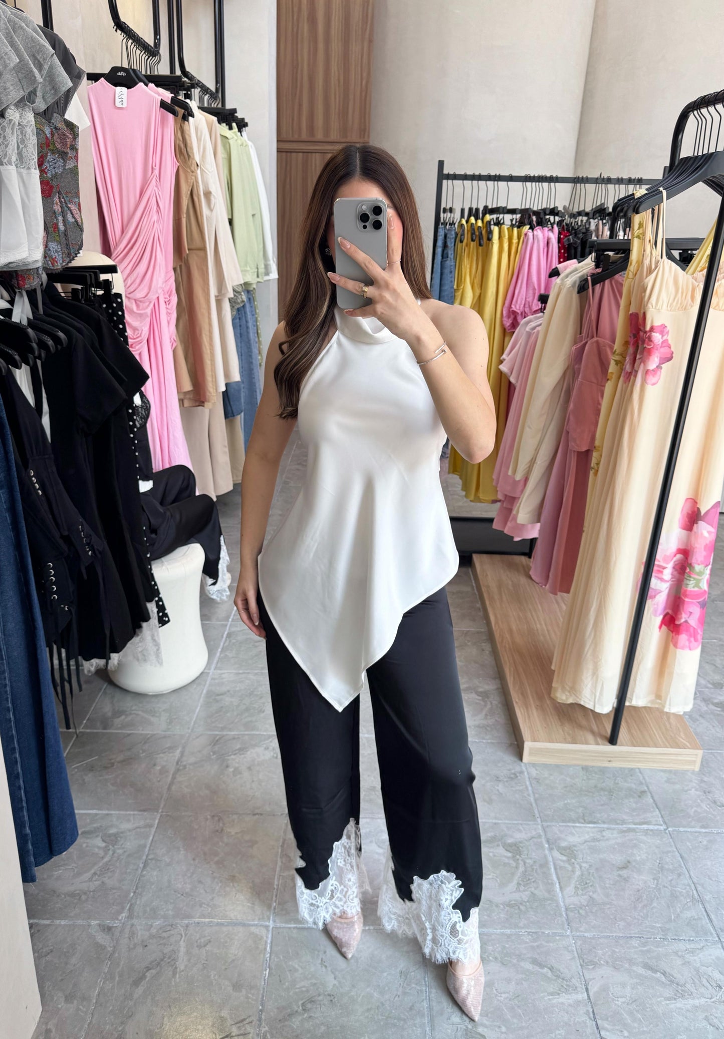 Top Backless White