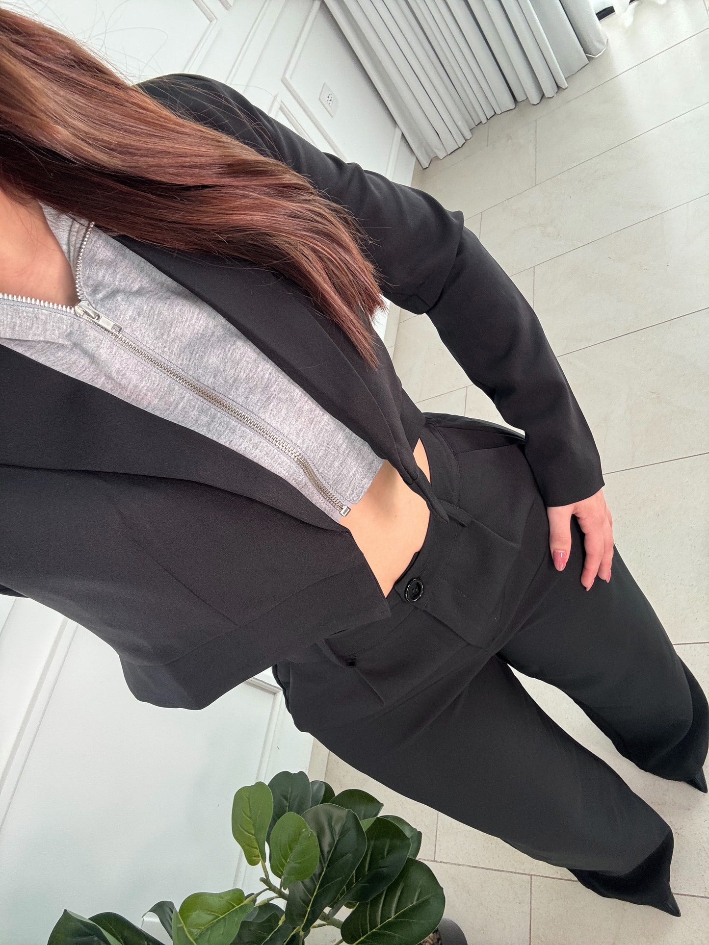 Conjunto Cropped Black