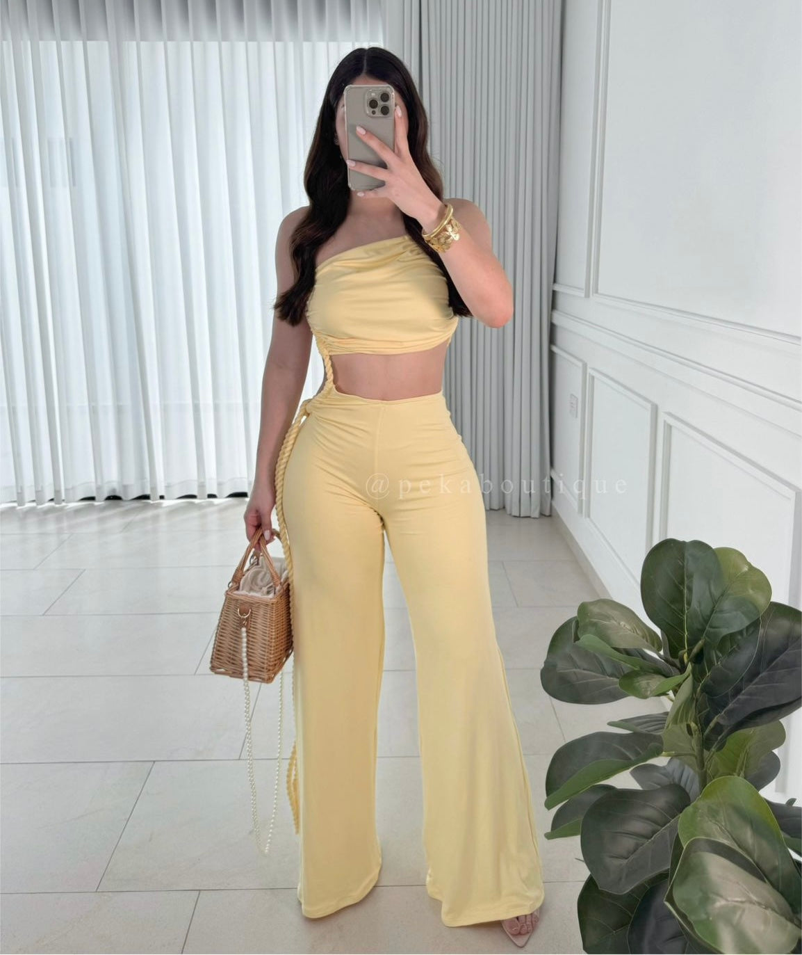 Jumpsuit Goddess Yellow