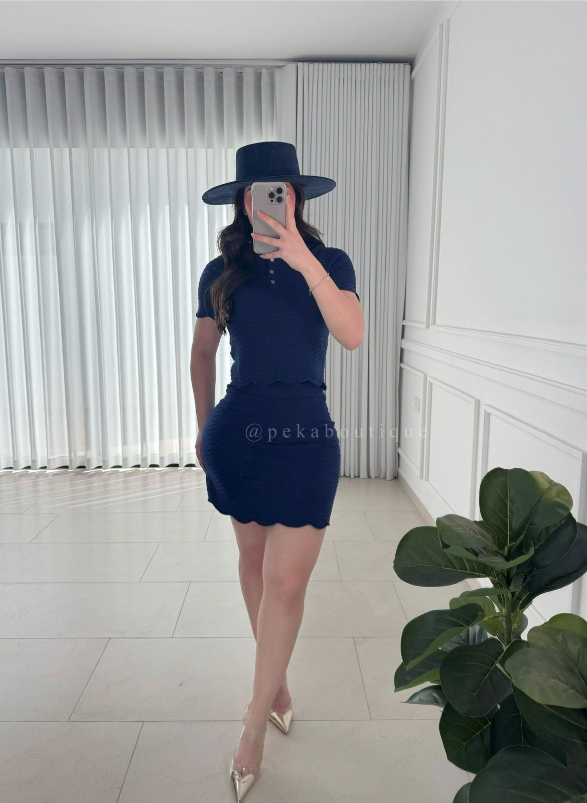 Conjunto Waves Navy