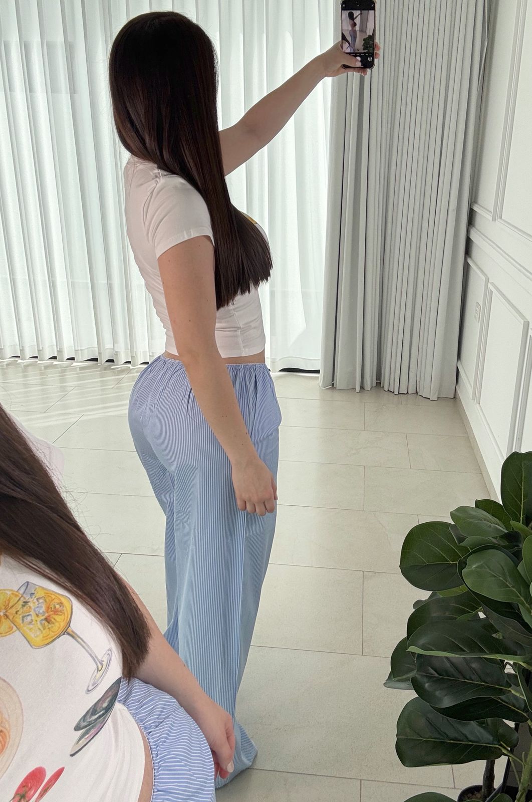 Pantalón Stripe Blue