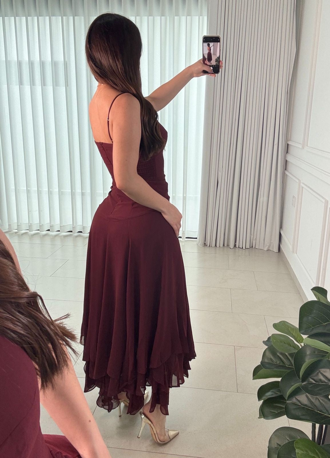 Vestido Flow Wine