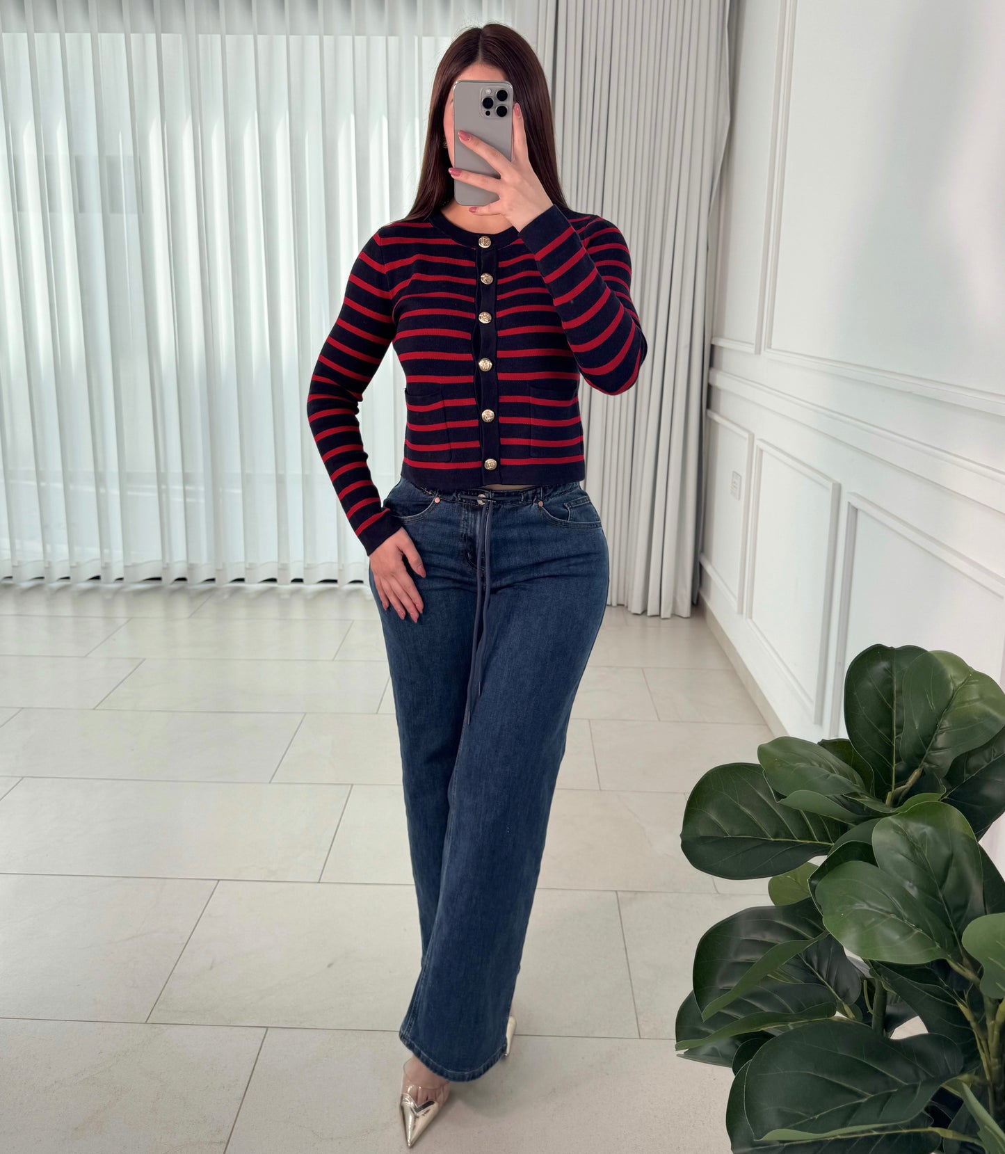 Pantalón Low Rise Blue