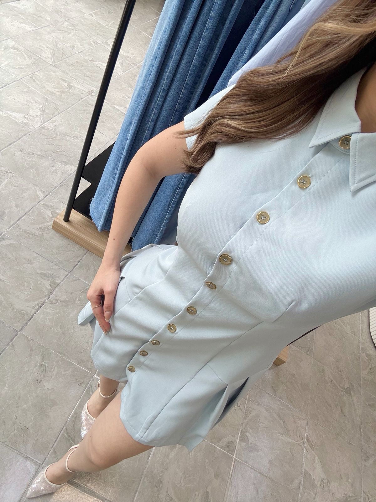 Vestido Charm Blue