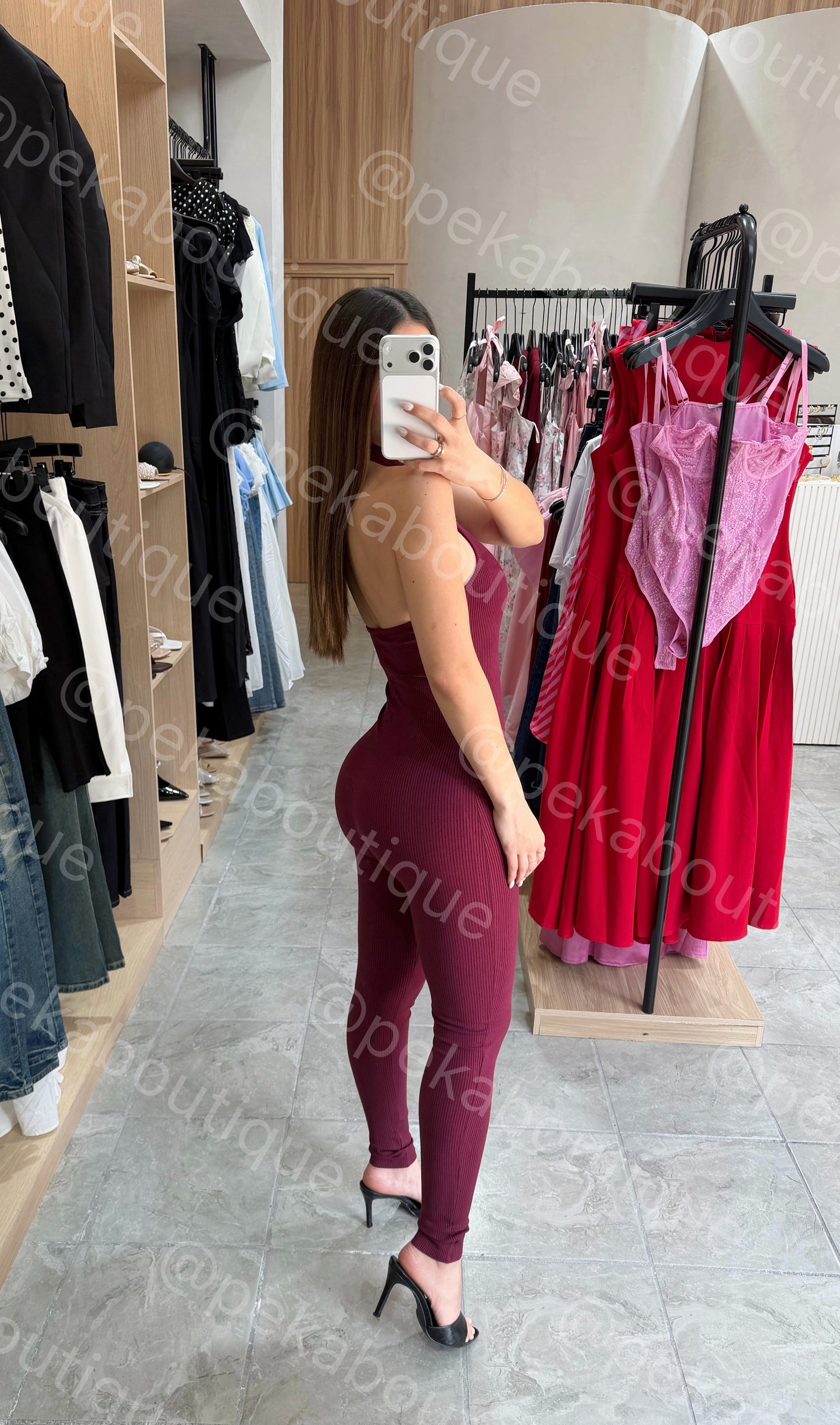 Jumpsuit Clubby Wine