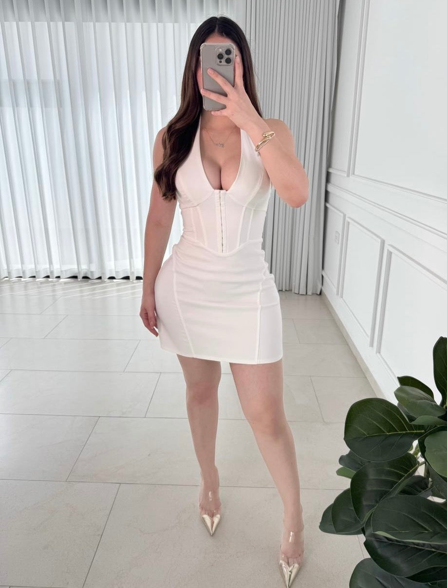 Vestido Hook White