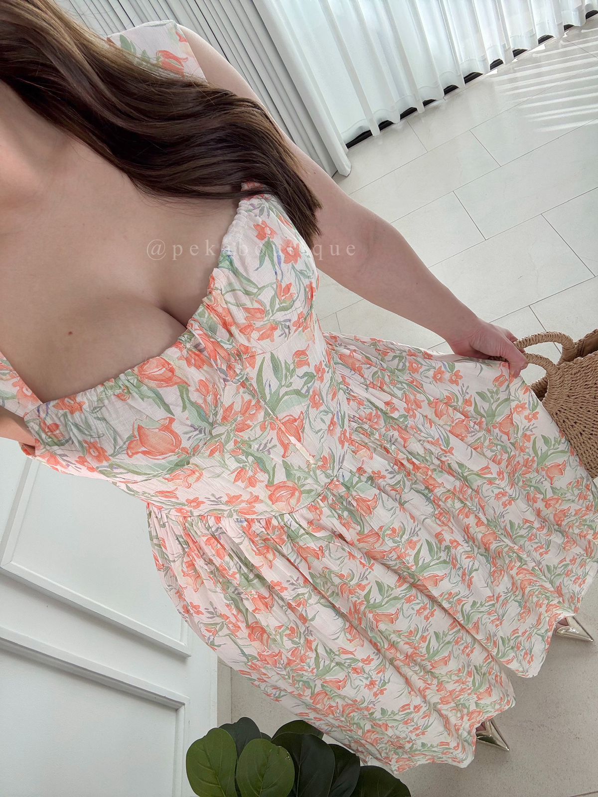 Vestido Garden Peach
