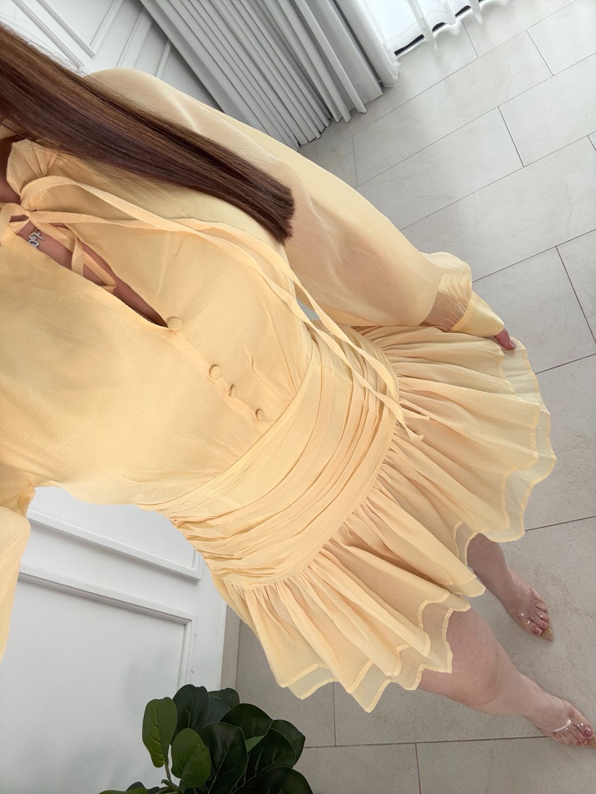 Vestido Marfil Yellow