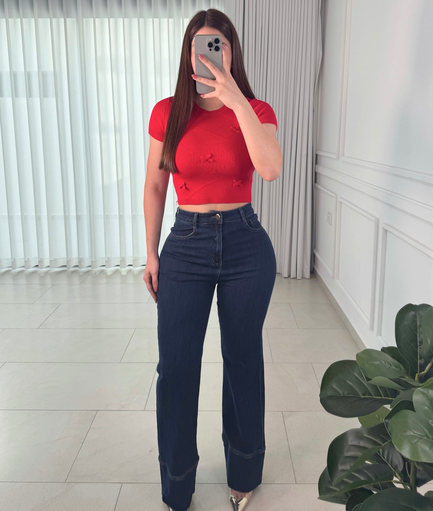 Blusa Bowtie Red