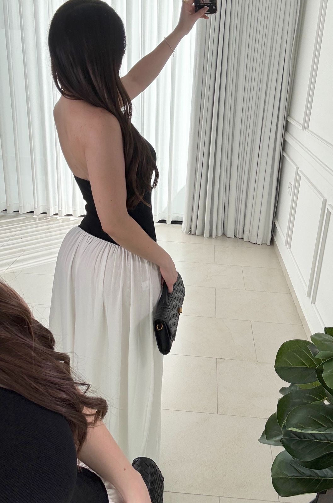 Vestido Contrast