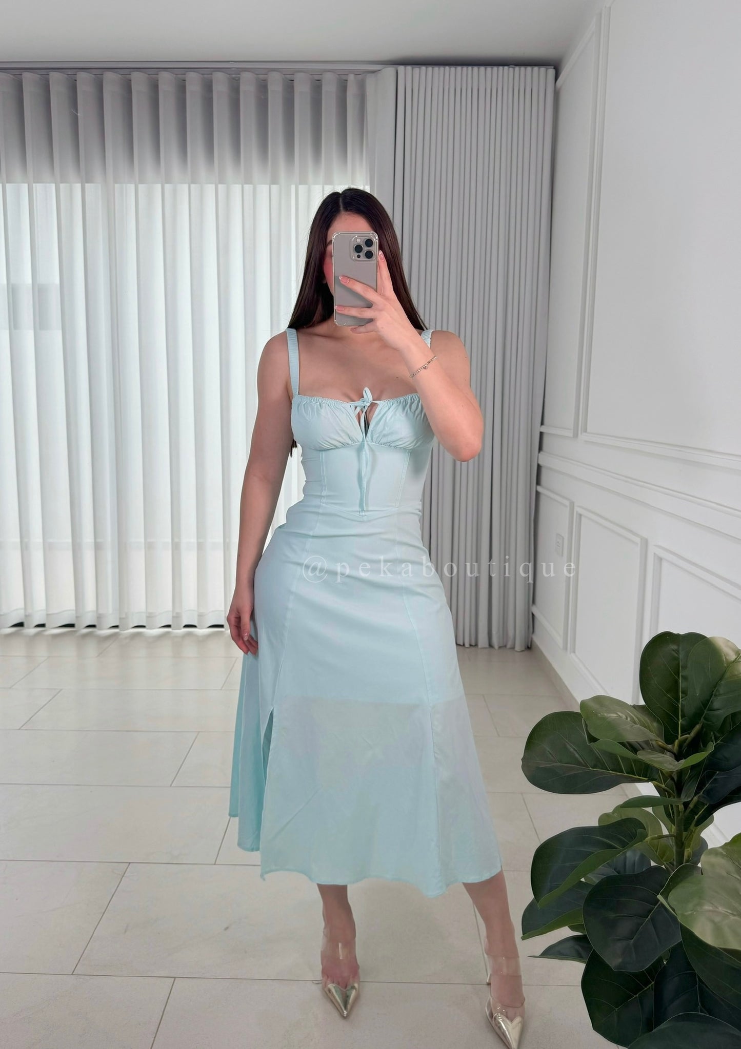 Vestido Belle Blue