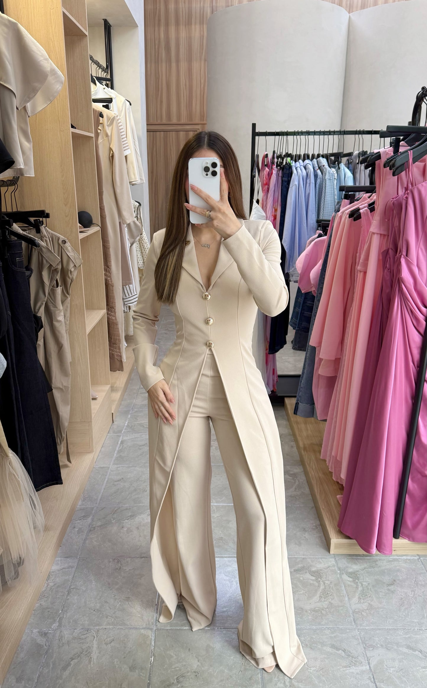 Jumpsuit Grace Beige