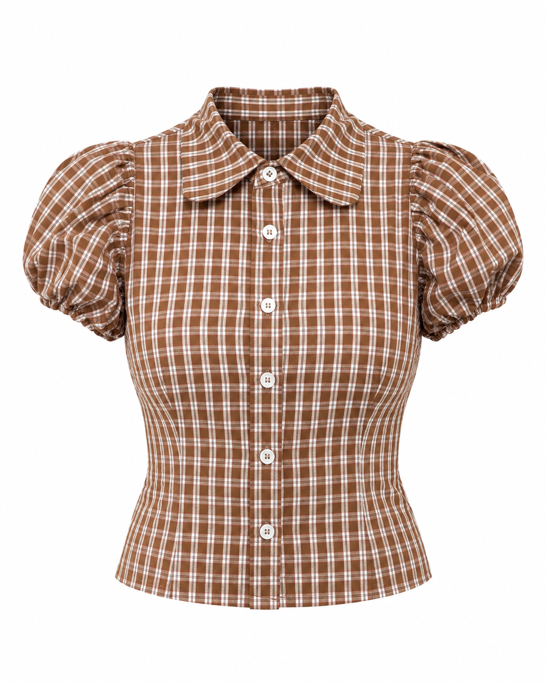 Blusa Check Brown