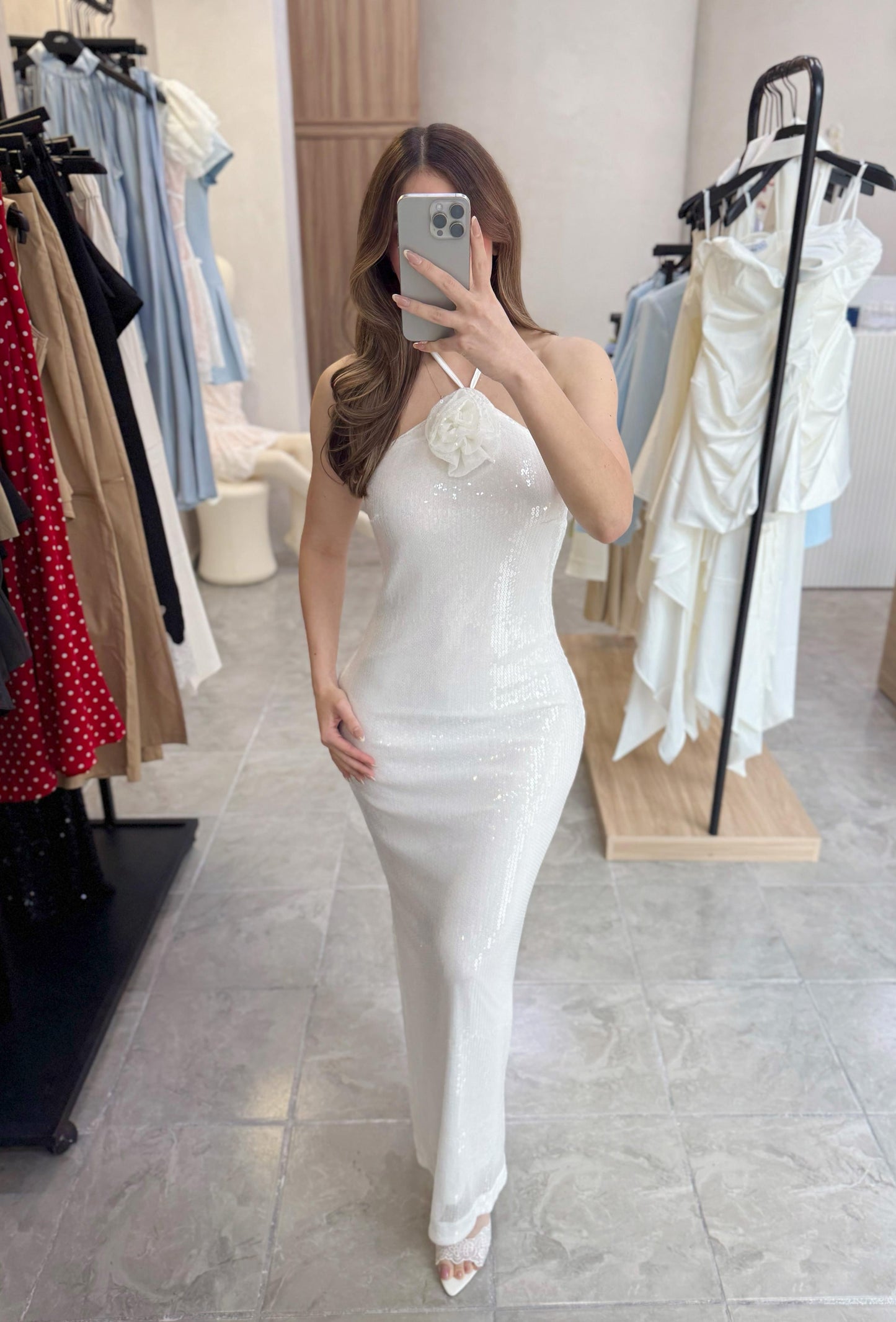 Vestido Camelia White