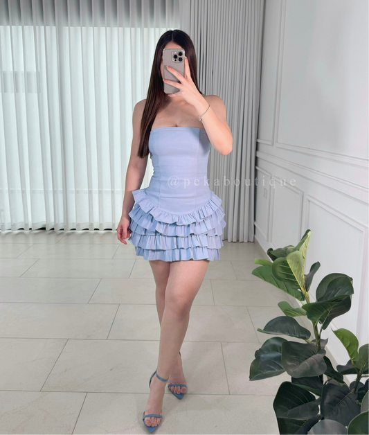 Vestido Cascade Blue