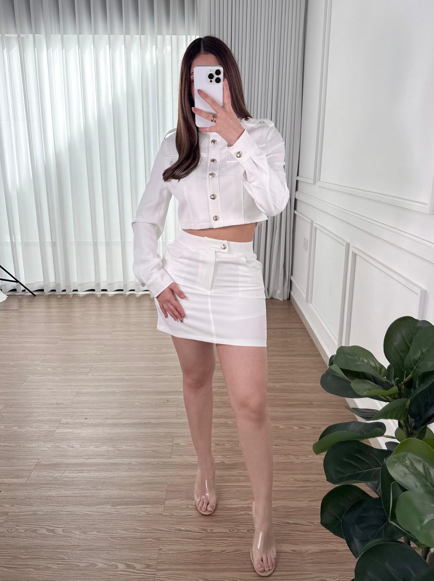 Conjunto Aura White