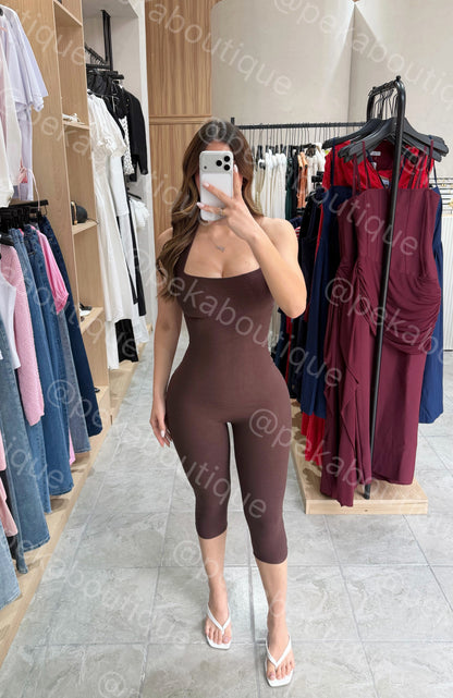 Jumpsuit Capri Brown