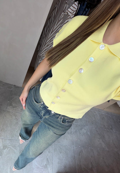 Blusa Bomber Yellow