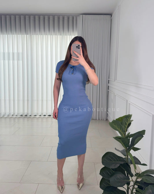 Vestido Sleeve Blue