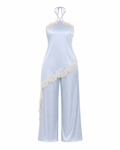 Jumpsuit Satin Blue