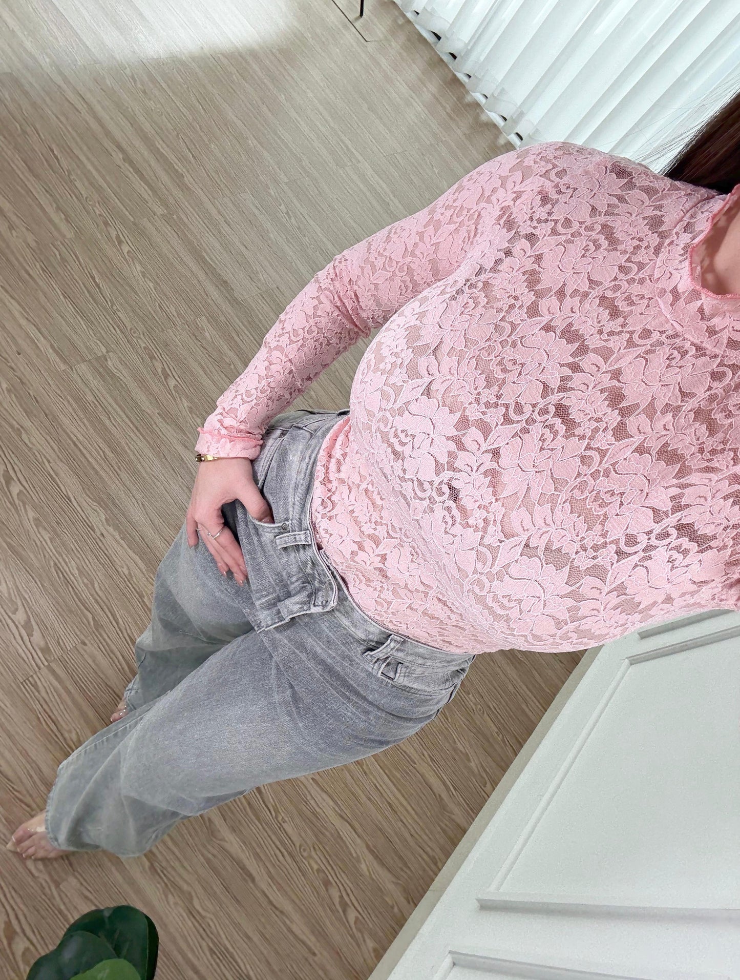 Blusa Sheer Pink
