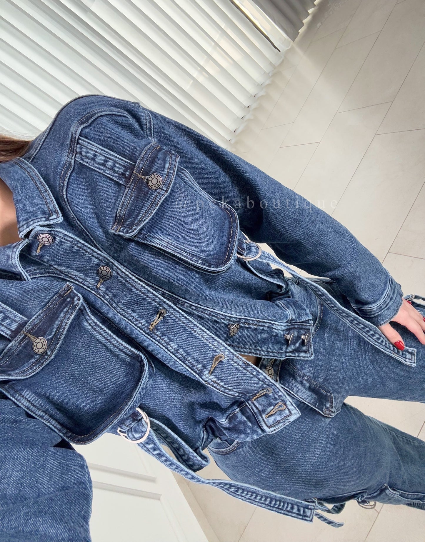 Chamarra Pocket Denim