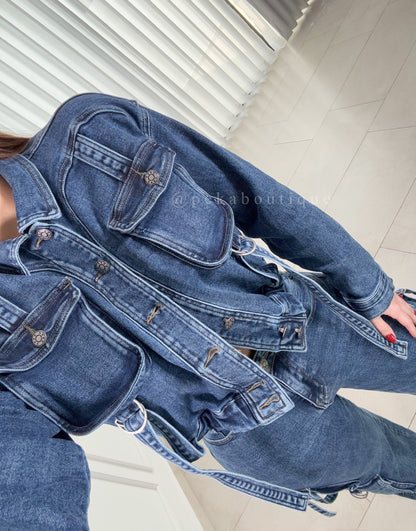Chamarra Pocket Denim