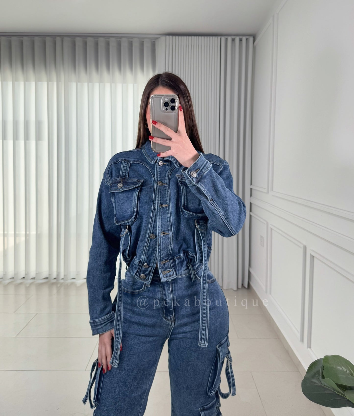 Chamarra Pocket Denim