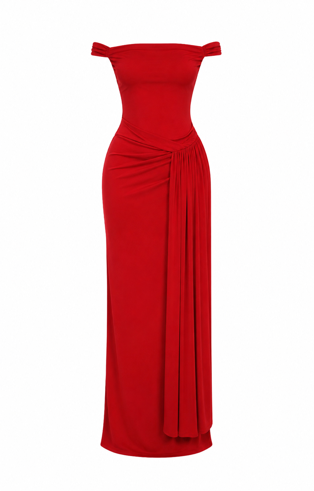 Vestido Asymmetric Red