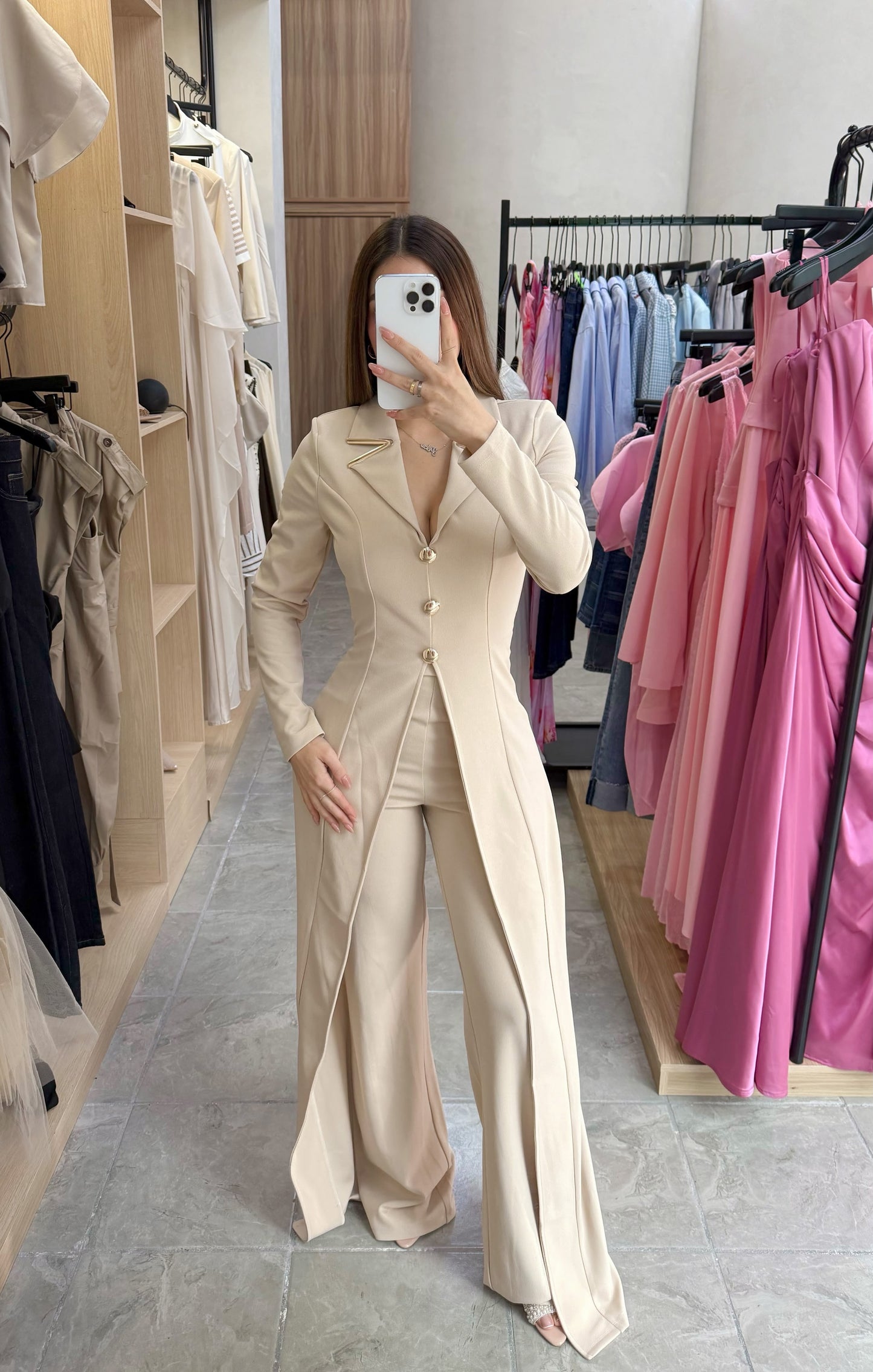 Jumpsuit Grace Beige