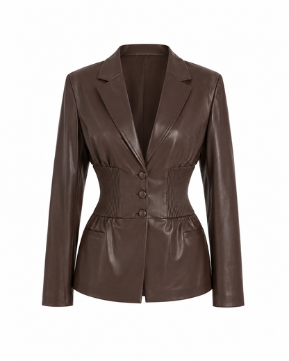 Blazer Leather Brown